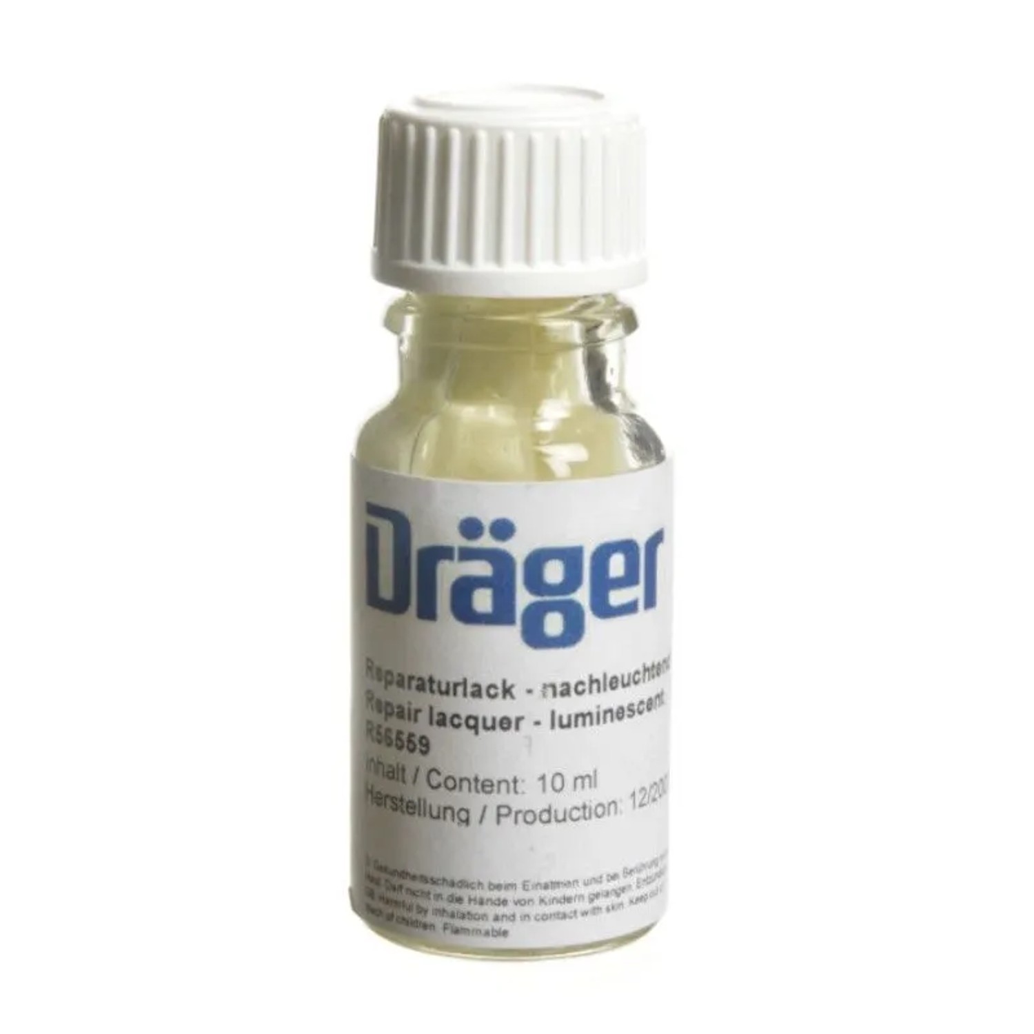 Dräger Reparaturlack Nachleuchtend Gelb