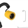 Schellenberg Spiralkabel für Smart Drive L/XL (28m) mit gelbem Schaumstoffschutz und Aufhängung.