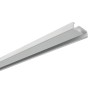 Weiße Gardinia Aluminium Vorhangschiene, 1-läufig, 150 cm lang.