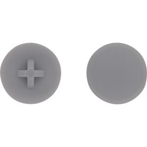 LUX Abdeckkappen TX25, dunkelgrau, 30 Stück, für Spanplattenschrauben und Universalschrauben.