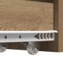 vidaXL Badschrank Schmal mit Rollen Artisan-Eiche Holzwerkstoff 855294_11