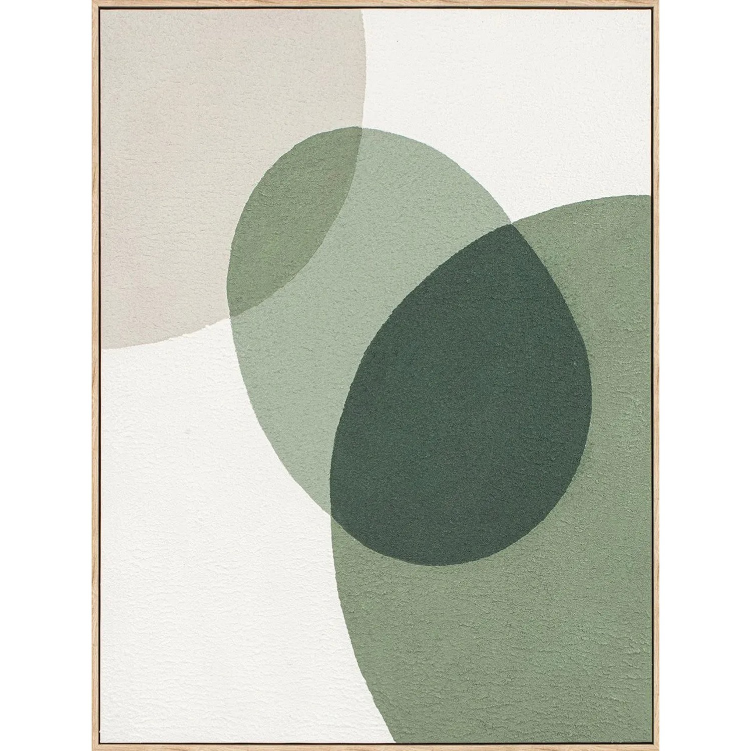 Art Universe Leinwandbild Green Dots 80 x 100 cm