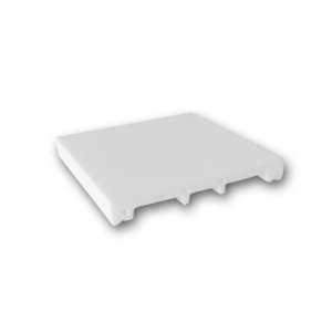 ORAC 1 MUSTERSTÜCK AXXENT S-SX163-RAL9003 10 cm MUSTER der Sockelleiste