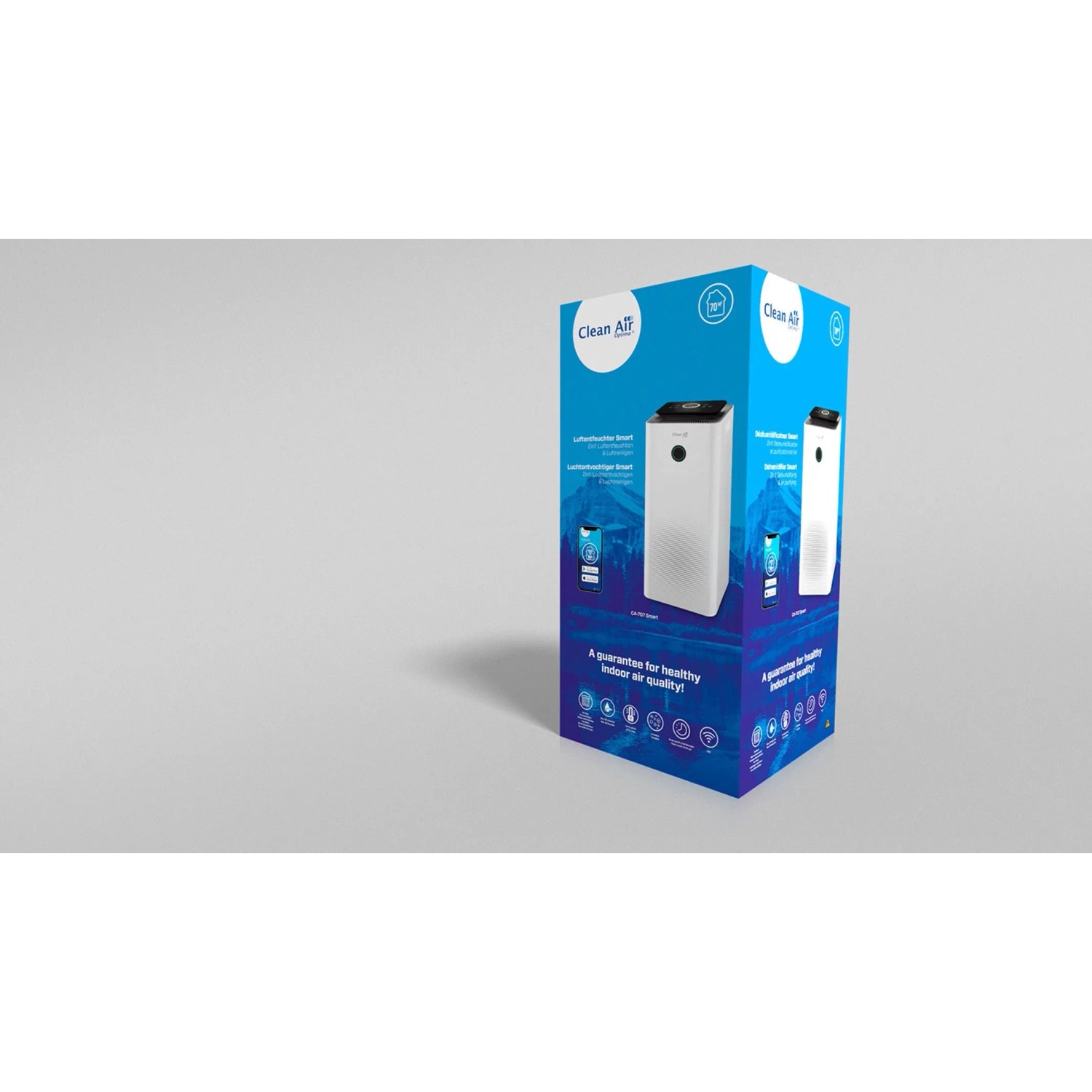 Clean Air Optima CA707 Smart Luftentfeuchter und Luftreiniger Geeignet bis 70m²/175m³_9
