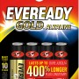 4er-Pack Eveready Gold AA Alkaline Batterien für diverse Geräte.
