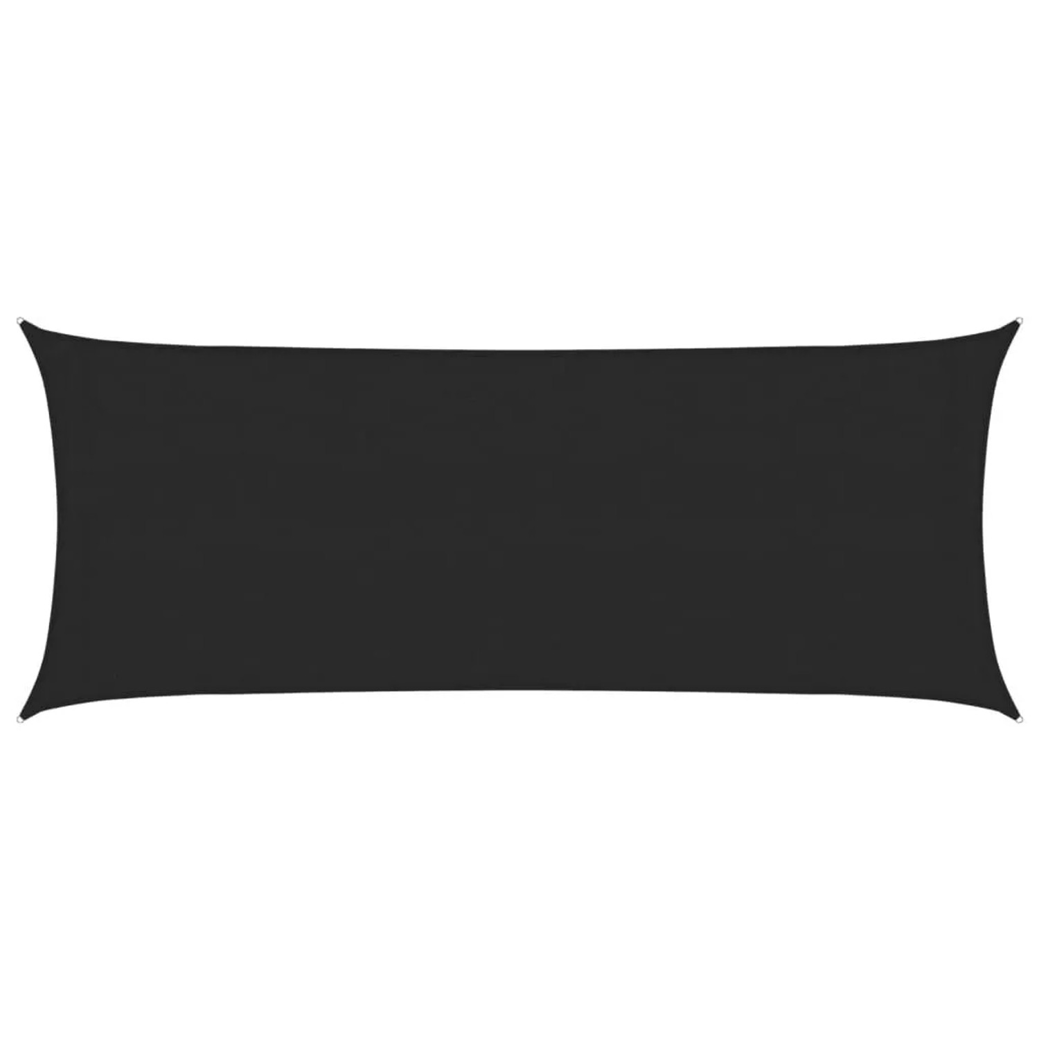 vidaXL Sonnensegel 160 g/m² Schwarz 2x5 m HDPE 311726