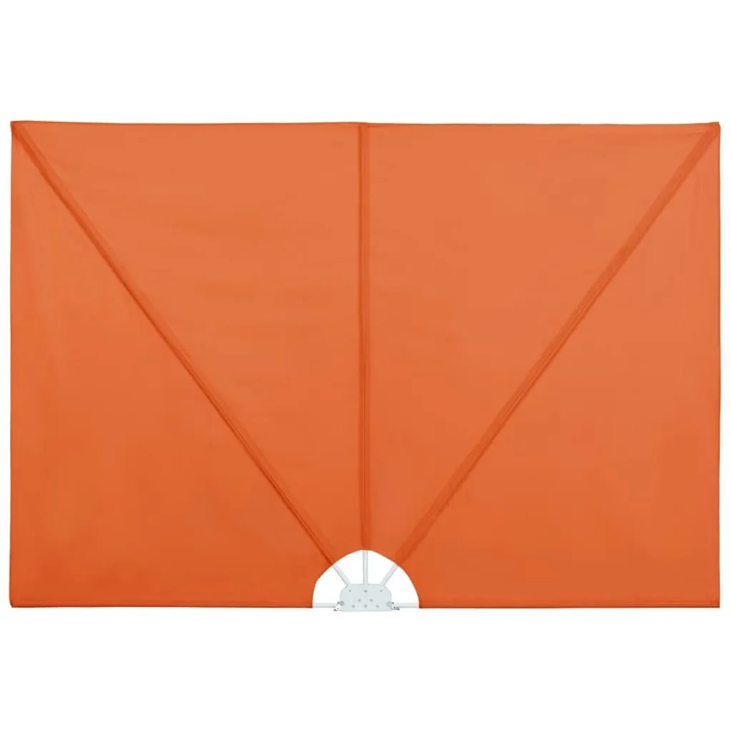 vidaXL Faltbarer Terrassen-Seitenfächer Terracotta-Rot 400×200 cm 44574