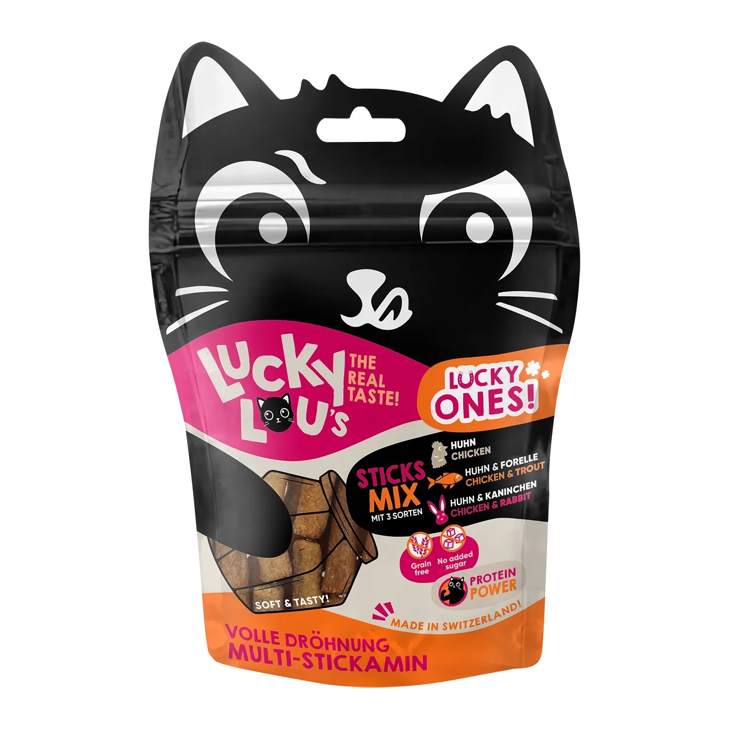 Lucky Lou Katzen-Trockenfutter Lucky Ones Sticks Mixpack 50 g