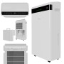 TroniTechnik Luftentfeuchter EF04 mit LED-Anzeige, Tank und Touch-Bedienfeld.