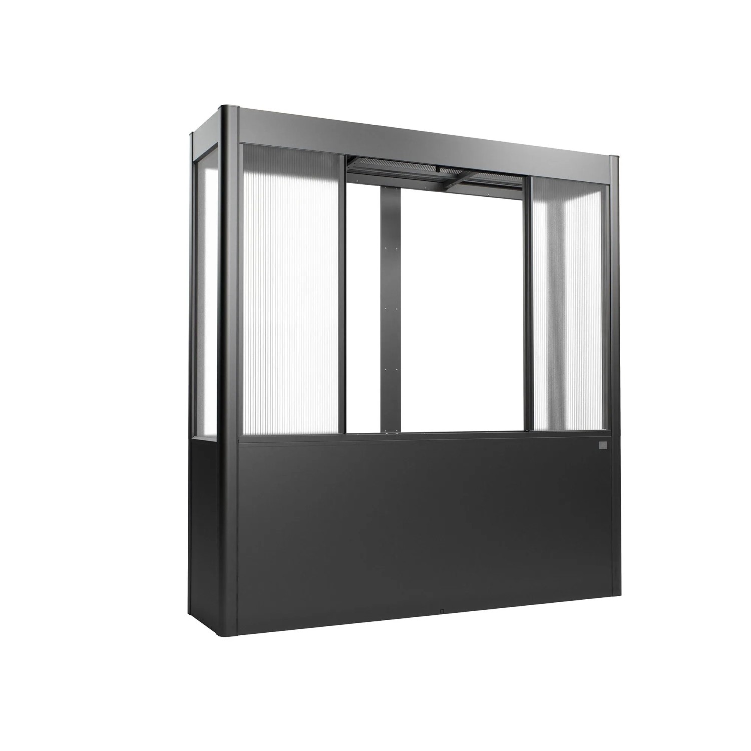 Biohort Gewächshaus Florentina Maxi 2 m x 0,5 m Dunkelgrau-Metallic