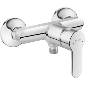 baliv Duscharmatur DU-5890 Chrom: Einhebelmischer für Dusche mit glänzender Oberfläche.