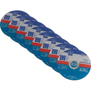 8 LUX Trennscheiben Classic Metall, Ø 115mm, Zubehör für Winkelschleifer.