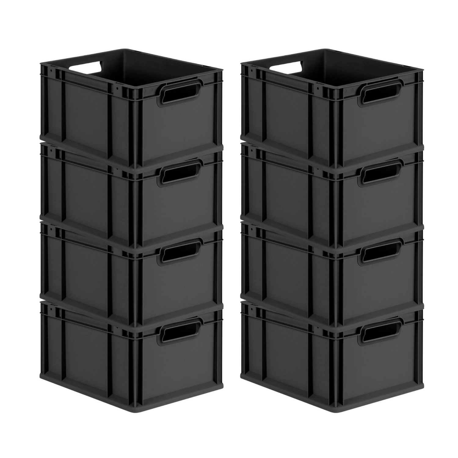 PROREGAL SuperSparSet 8x Eurobox Nextgen Grip HxBxT 22x30x40cm 20 Liter Gri günstig online kaufen