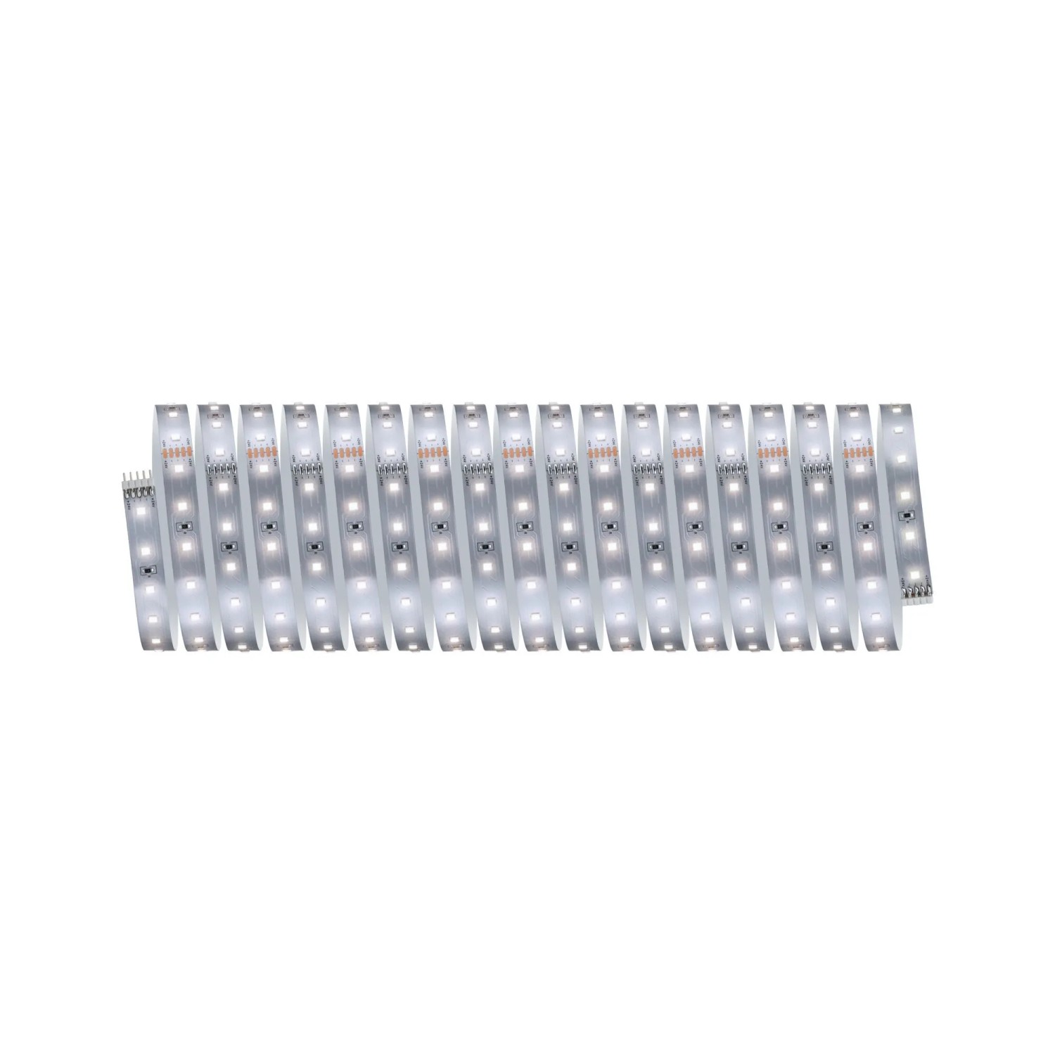 Paulmann MaxLED 500 LED-Strip, neutralweiß, 10 m. Flexibler LED-Streifen mit leuchtenden Dioden und Anschlüssen.
