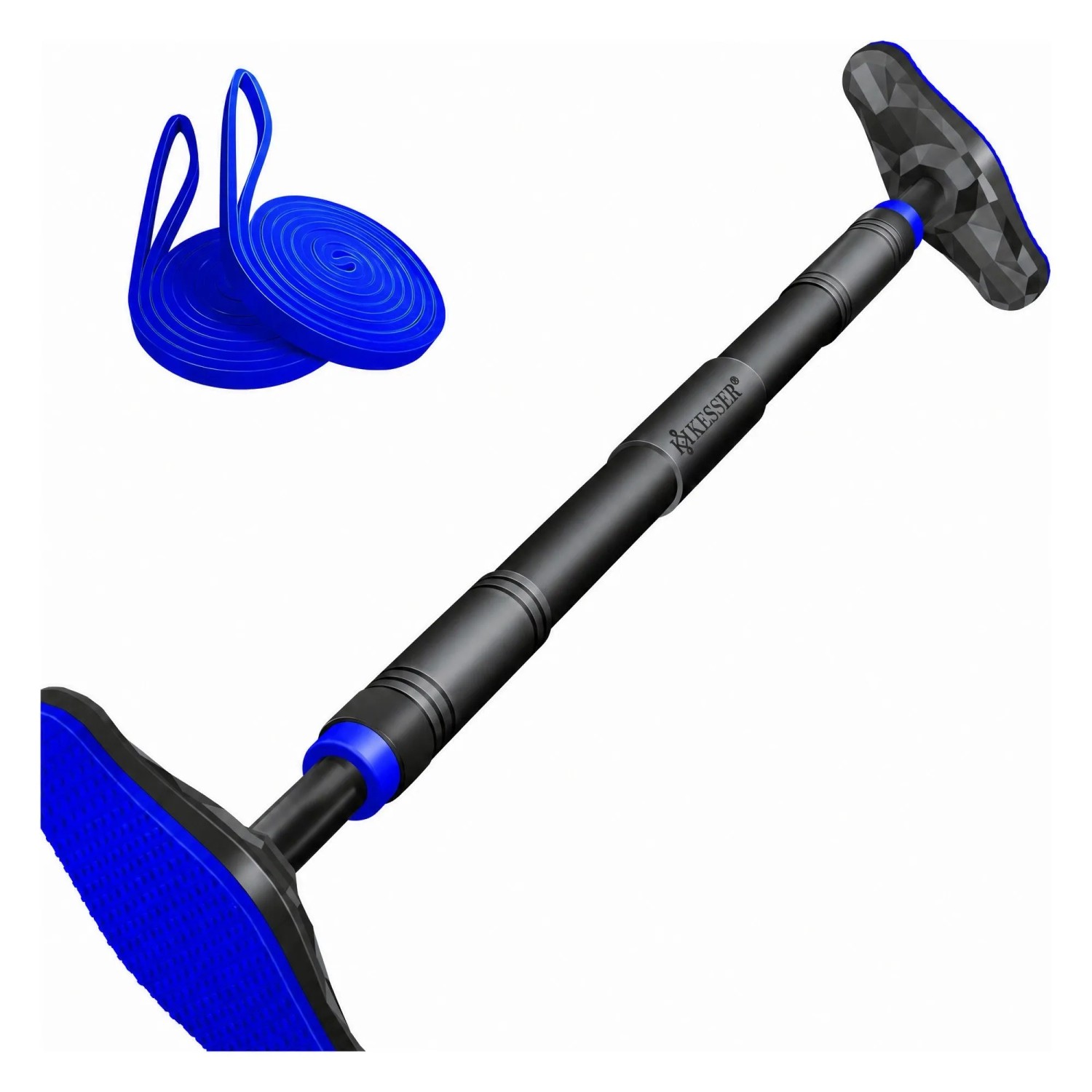 KESSER Klimmzugstange für Türrahmen 68 Bis 106 cm Bis 300 kg Blau