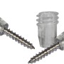 Salux Abstandhalter Set DrehQuick mit V2A Schrauben für Kunststoffbedachung.