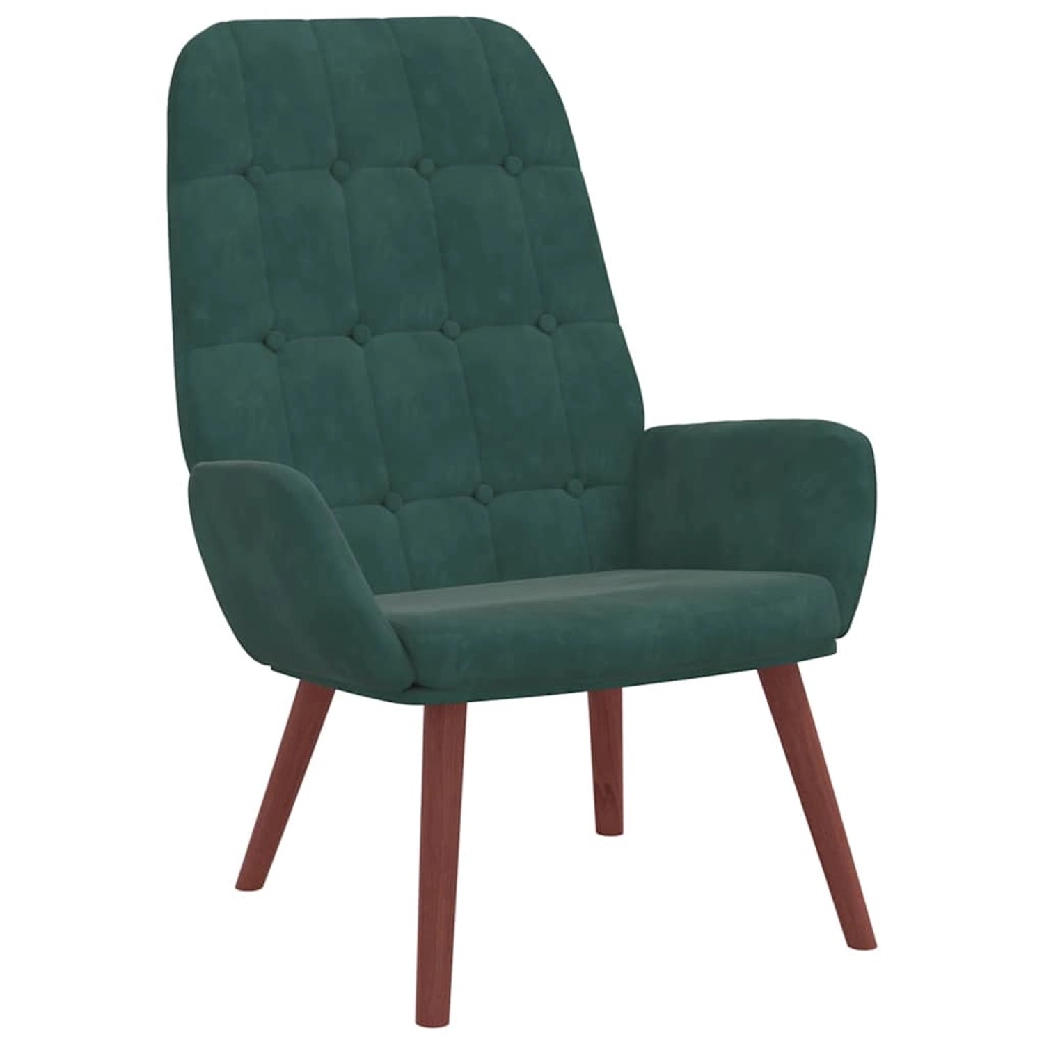 vidaXL Relaxsessel Dunkelgrün Samt 4102634 günstig online kaufen