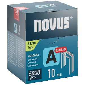 Novus Feindrahtklammern A 53, 10 mm, 5000 Stück im Karton.