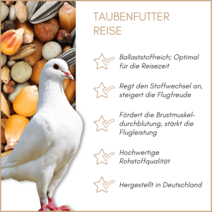 Supravit Super Reise Taubenfutter für Rassetauben