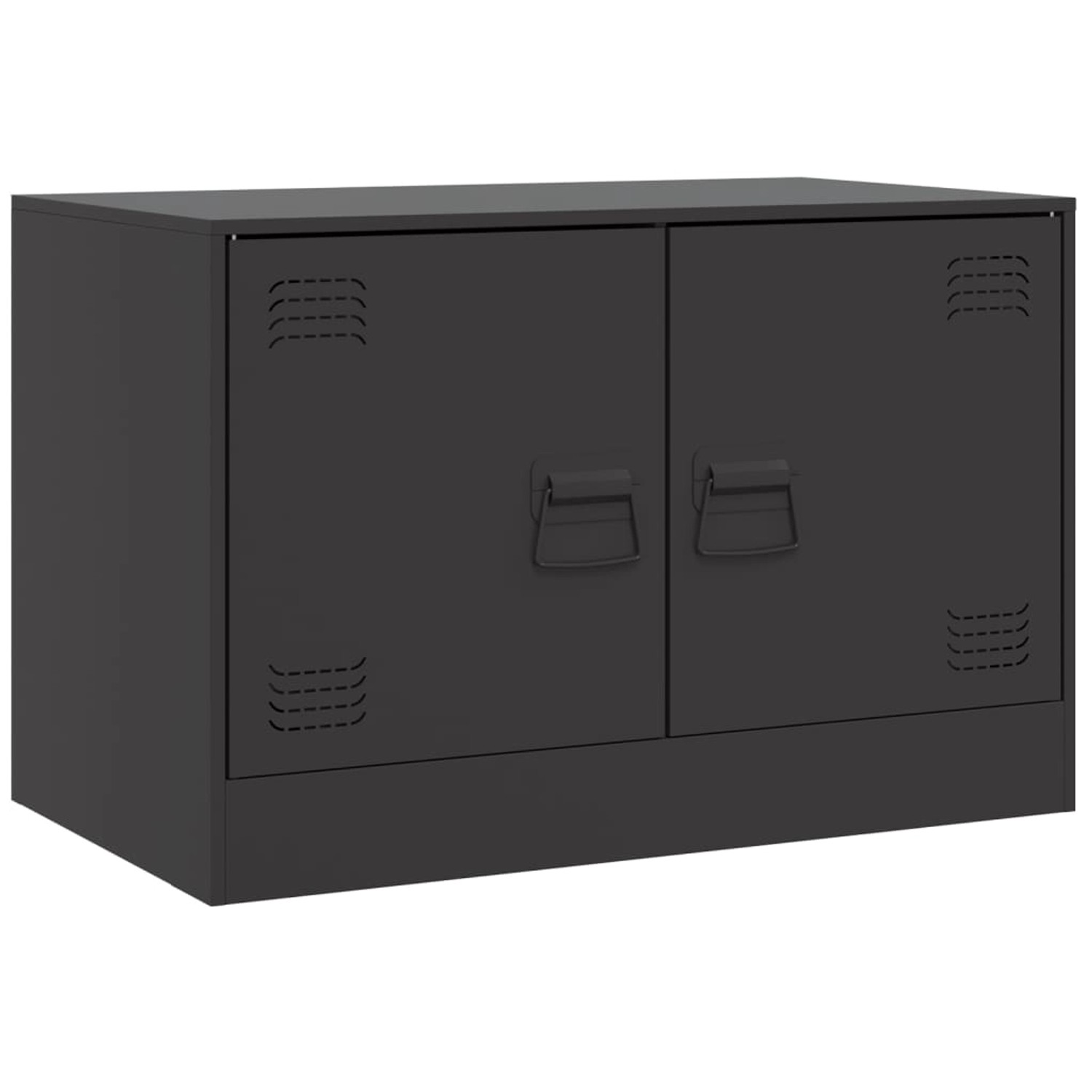 VidaXL TV-Schrank Schwarz 67x39x44 cm Stahl  Modell 1 günstig online kaufen