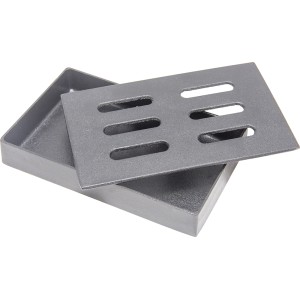 Char-Broil Räucherbox aus Gusseisen für intensiven Grillgeschmack.