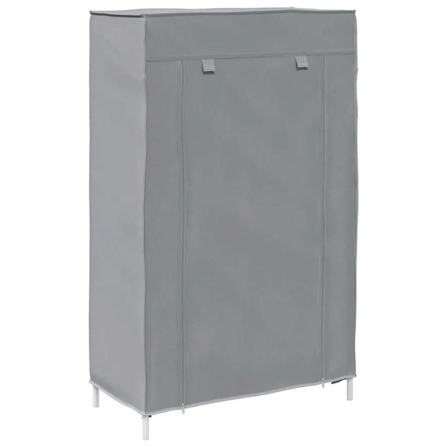 vidaXL Schuhschrank Grau 60,5x30x97 cm Vliesstoff 4100621_5