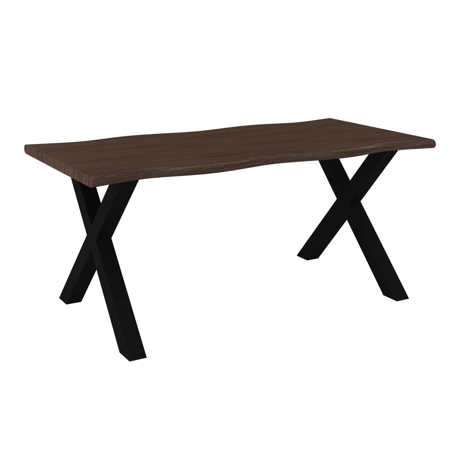 Bessagi Home Esstisch Laurel Walnussfarben MDF ca. 180x90x76 cm