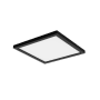 Quadratische Philips Hue Aurelle LED-Panelleuchte in Schwarz, 30x30 cm, für smarte Beleuchtung.