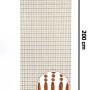 Kobolo Türvorhang Amber, 90x200cm, mit 72 Strängen als Insektenschutz und Deko.