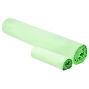 vidaXL Sporthandtuch Set 2-Tlg Grün Stoff 42011496