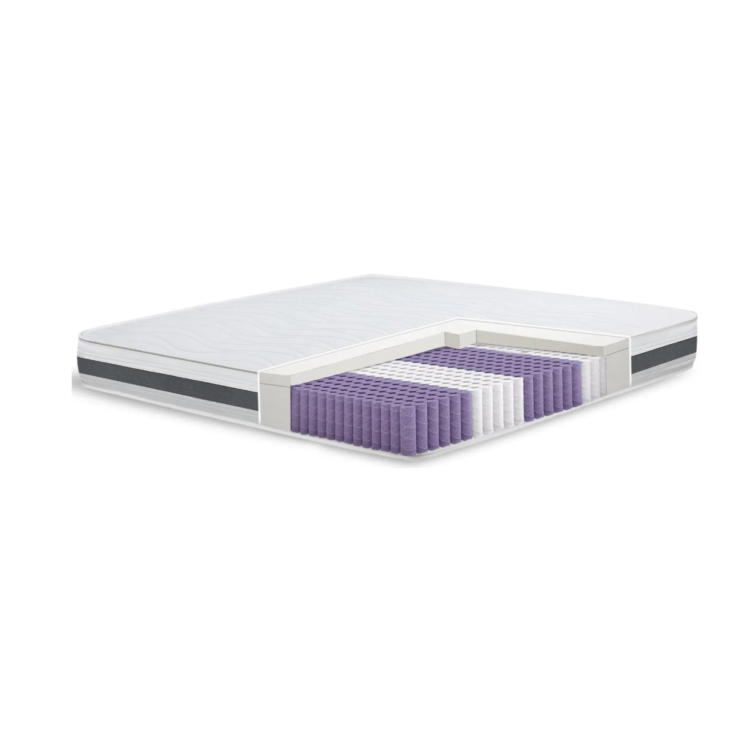 The White Stone Matratze Taschenfederkern Und Memory 200x200 20 Cm Mittel-fest