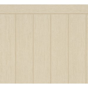 A.S. Création Vliestapete Wallpanel in Beige-Braun mit Holzoptik.