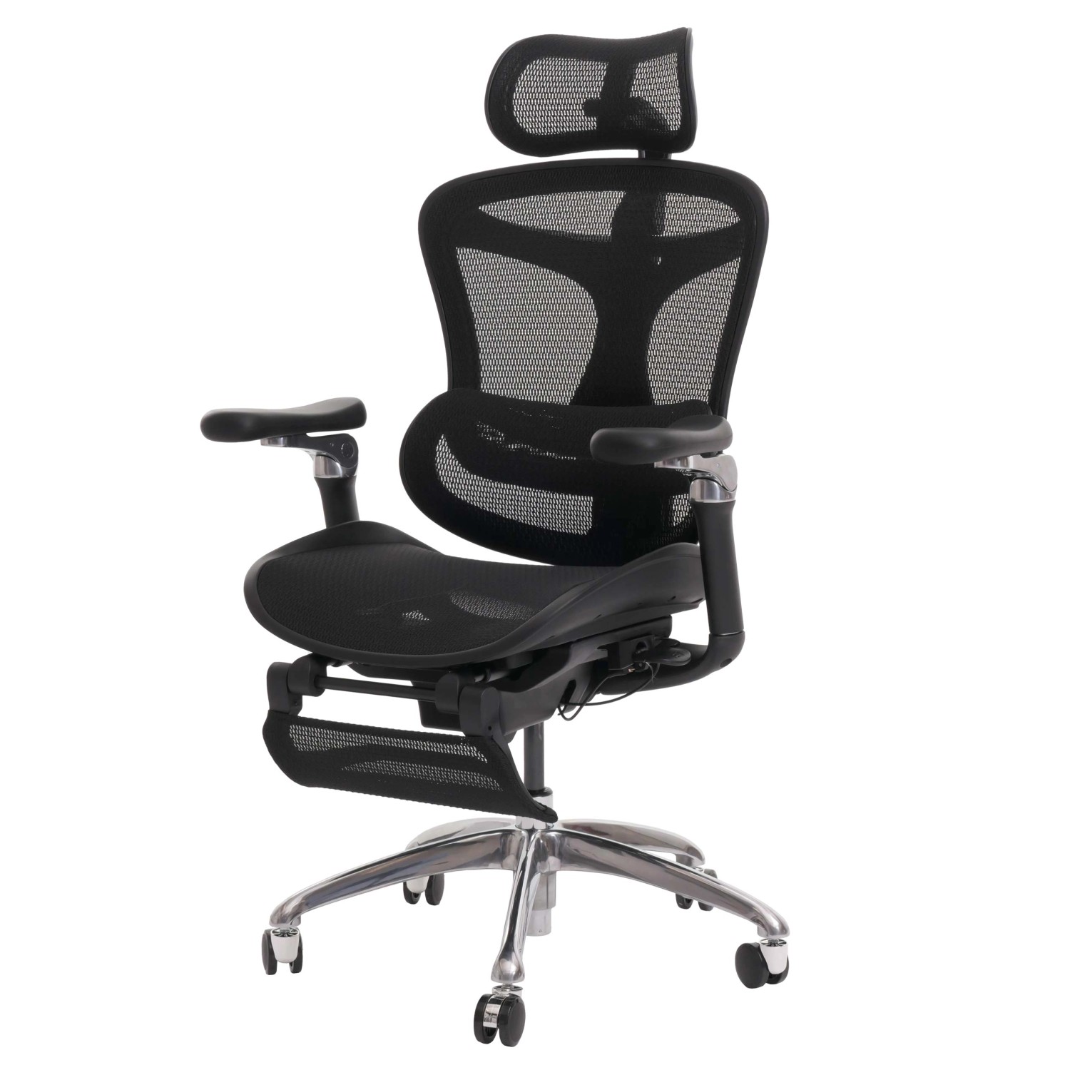 MCW Bürostuhl N54 Schreibtischstuhl Drehstuhl Ergonomisch Lordosenstütze Fu günstig online kaufen