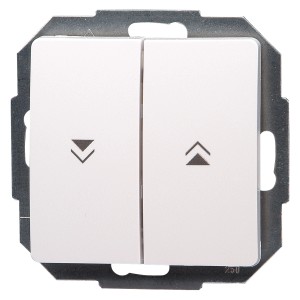 Kopp Jalousieschalter Paris Arktisweiß für Schalter & Taster