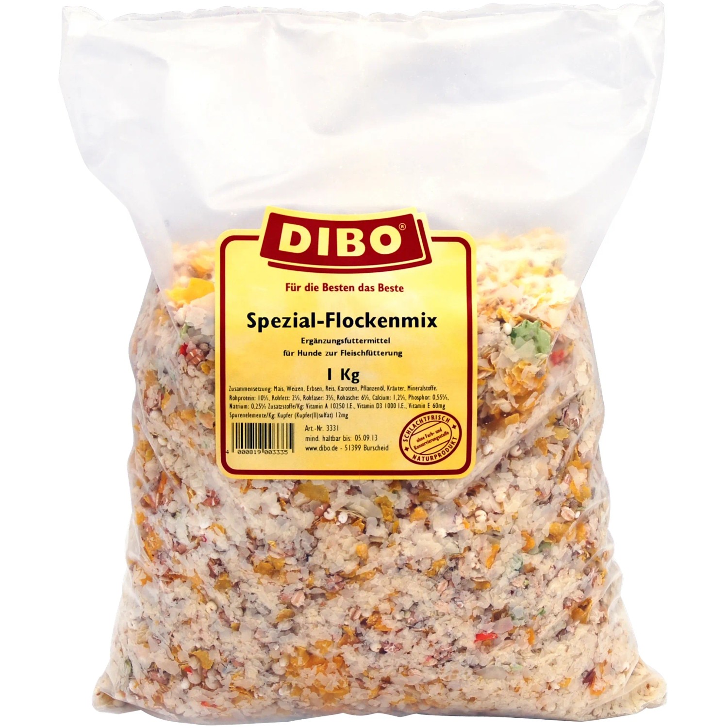 Dibo Hunde-Ergänzungsfutter Spezial-Flocken-Mix 1 kg