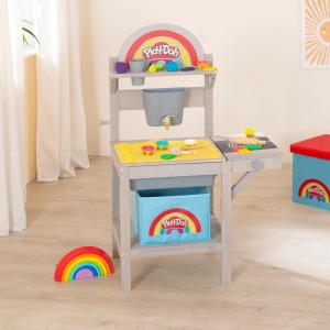 roba Matschküche roba x Play-Doh mit Zubehör und Spielmatte.