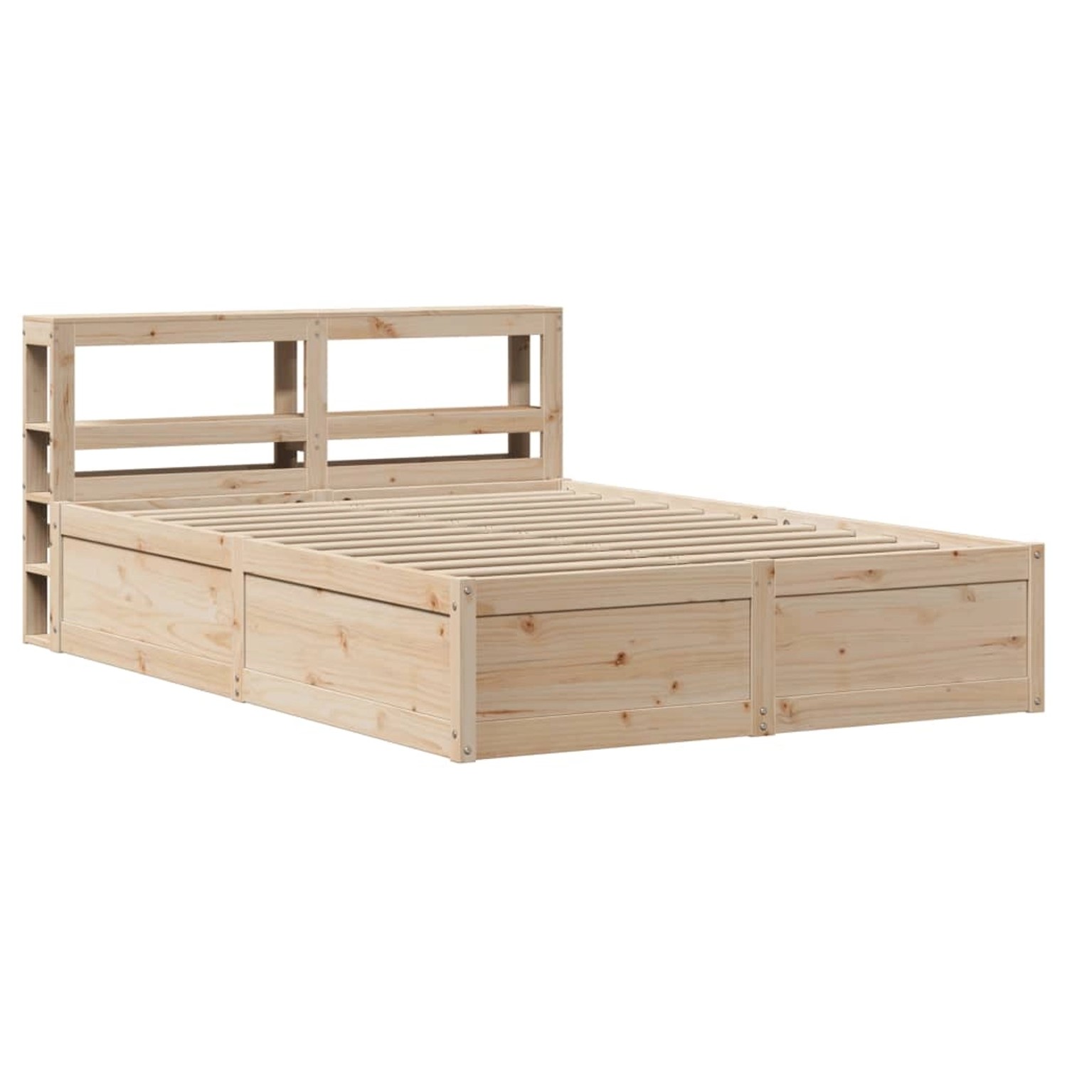 vidaXL Massivholzbett mit Kopfteil 120x190 cm Kiefer 3306360 günstig online kaufen