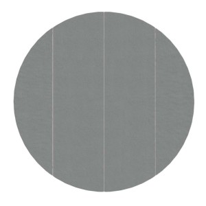 Hellgraues, rundes Pool-Bodentuch (Ø458 cm) aus Polyester-Geotextil zum Schutz des Pools.