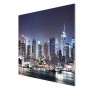 Banjado Herdabdeckplatte aus Glas mit New York Skyline Motiv, 60x52cm.