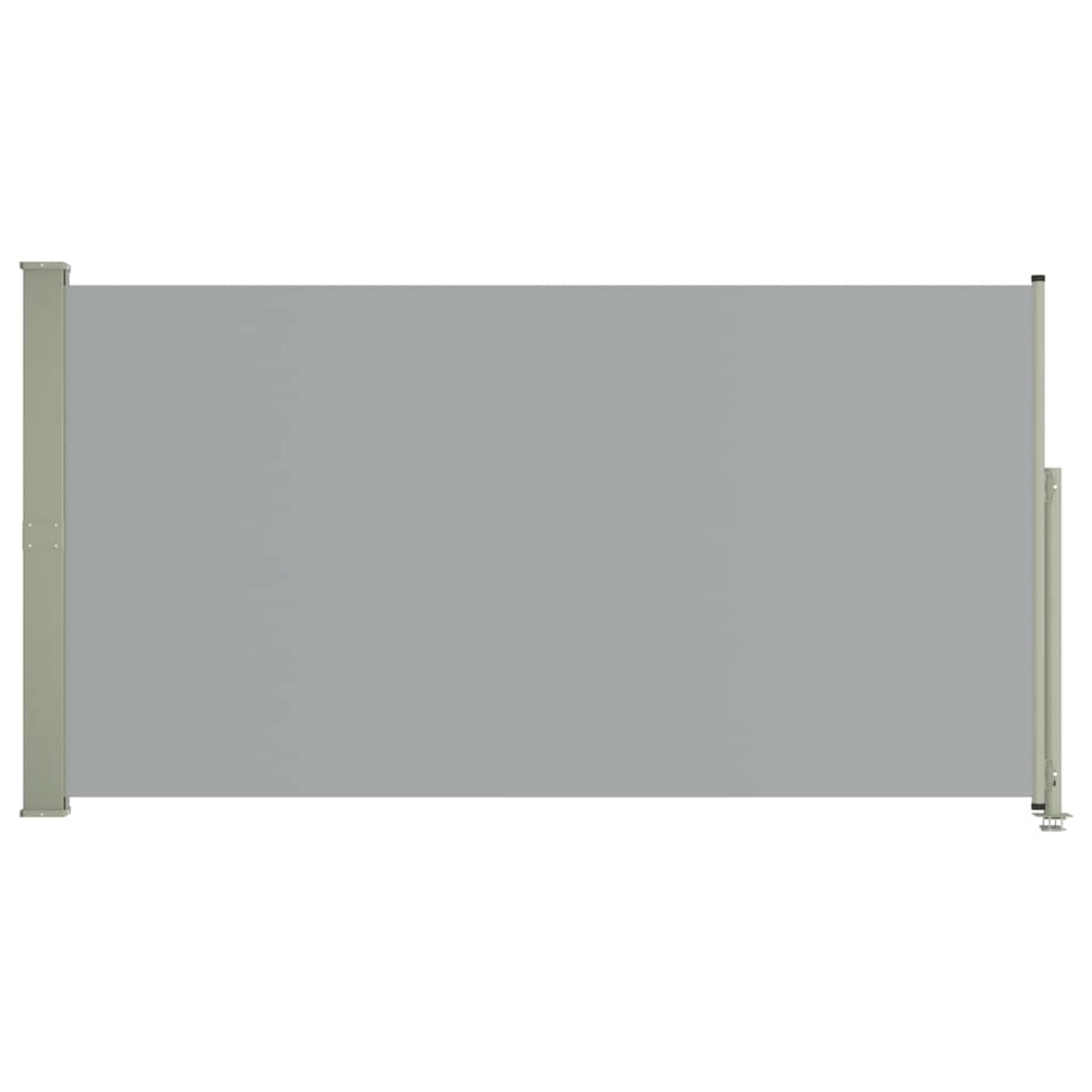 furnicato Seitenmarkise Ausziehbar 160x300 cm Grau günstig online kaufen