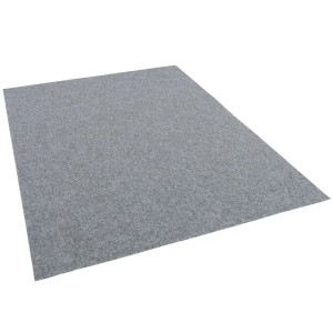 Grauer Snapstyle Kunstrasen Rasenteppich Kingston, 400x100cm, für Innen- und Außenbereiche.