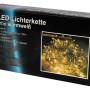 Lex 96er LED Lichterkette warmweiß, transparentes Kabel, für innen & außen. Auf schwarzer Produktbox.