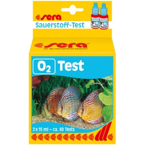 Sera O2-Test: Aquarium-Wassertester zur Sauerstoffbestimmung, ausreichend für ca. 60 Messungen.