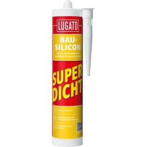 Bau-Silikon Super Dicht rehbraun, 300ml Kartusche für Bad, Dusche und Fenster.