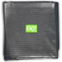 Schwarze EXIT Premium Pool Abdeckplane 400x200cm zum Schutz vor Schmutz und Witterung.