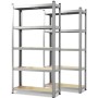 KARAT Schwerlastregal Lakota 2er Set Traglast bis 875 kg Verzinkt 200 x 120 x 60 cm