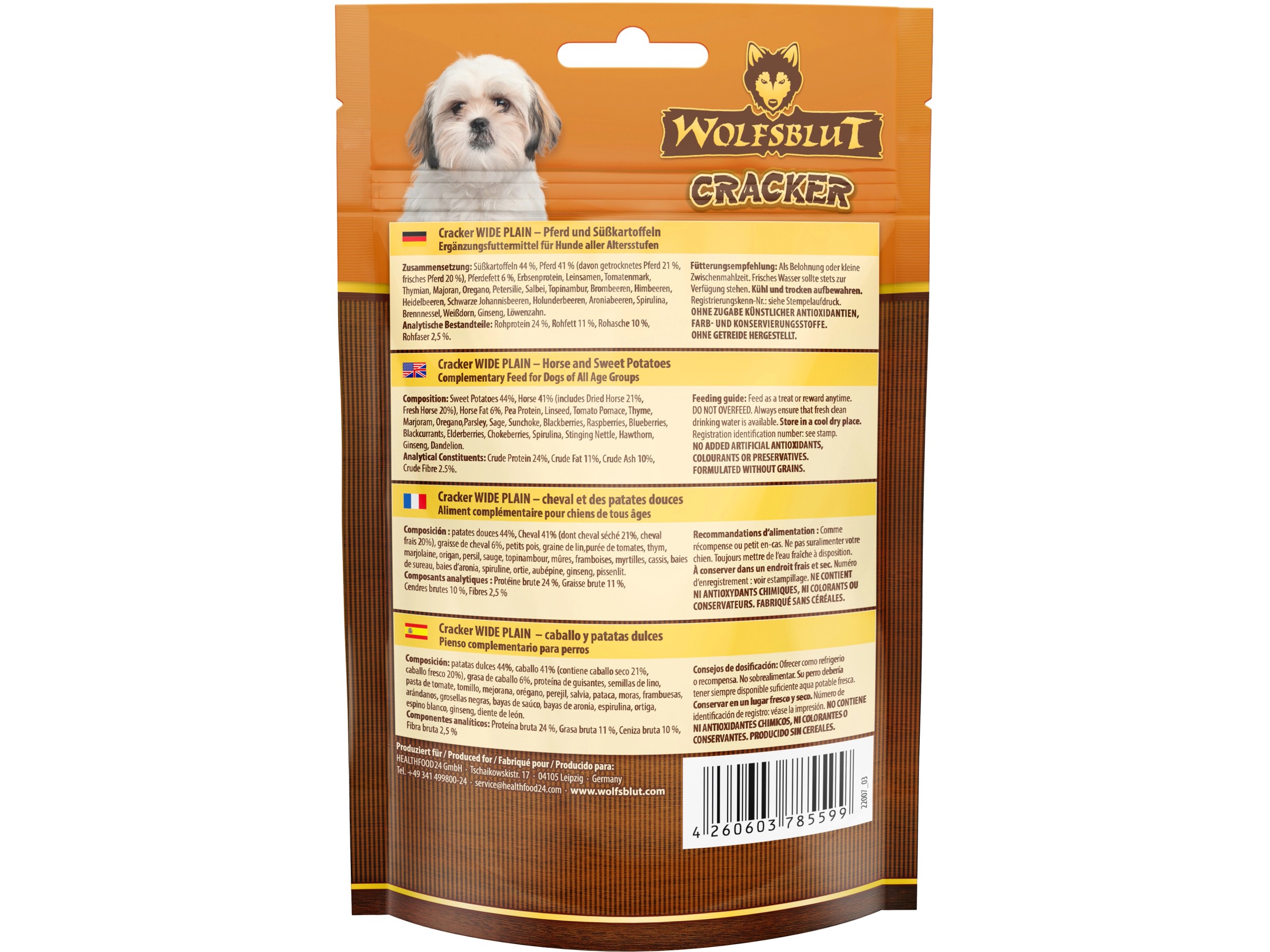 Wolfsblut Polar Night Cracker – 225g Rentier-Snack, Getreidefrei Für Hunde