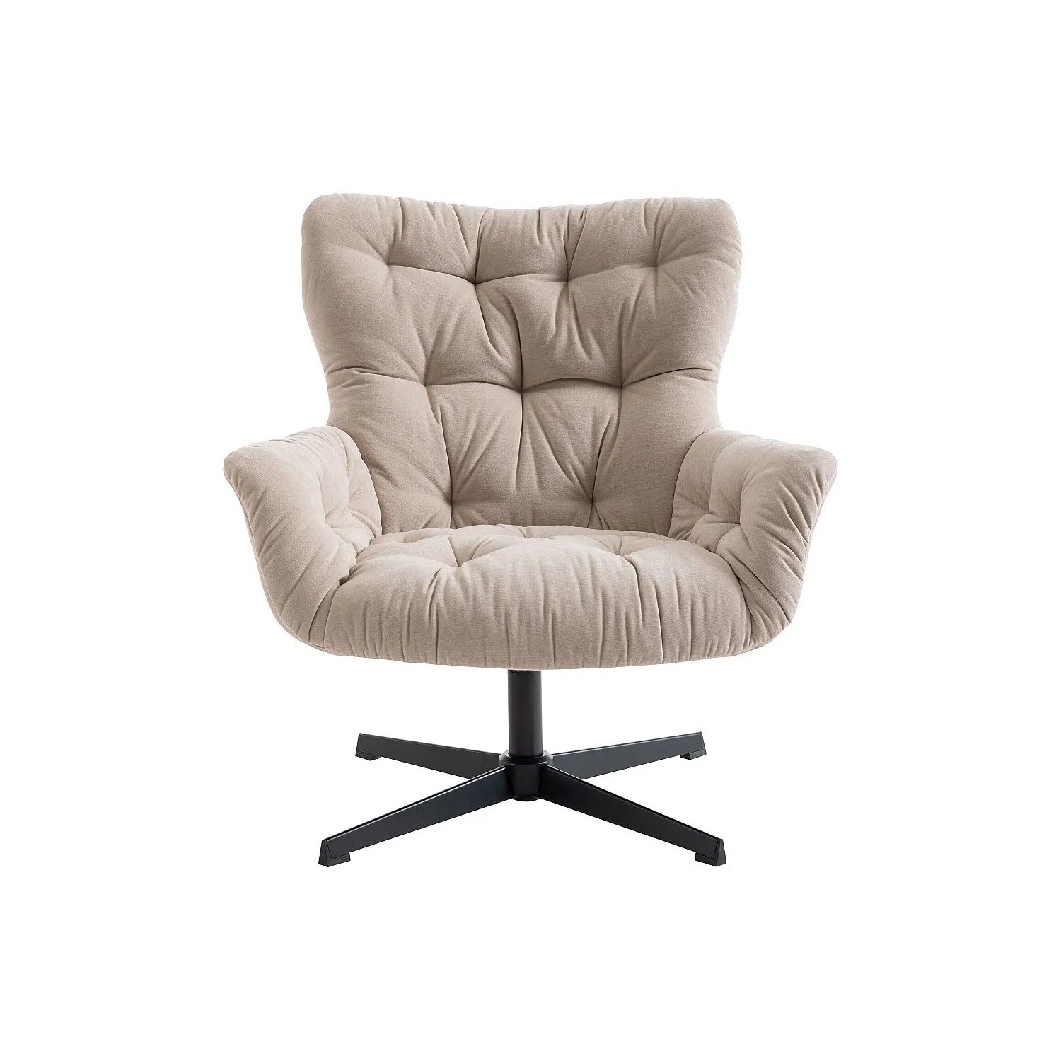 Vente-unique Sessel Mit Gerader Rückenlehne Ophelie Beige 83 cm