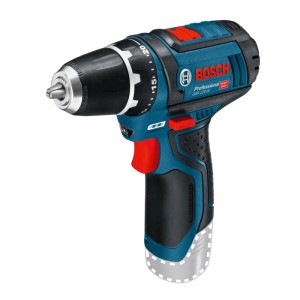 Bosch Professional Akku-Bohrschrauber GSR 12V-15 C, blau-schwarz, 10mm Bohrfutter, 30 Nm. Akku nicht enthalten.