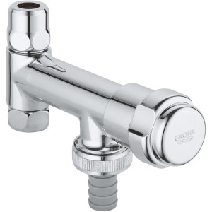 Grohe WAS® Eckventil DN 10 Eckfix, chromfarben, zur Montage auf Eckventil mit absperrbarem Schlauchanschluss.
